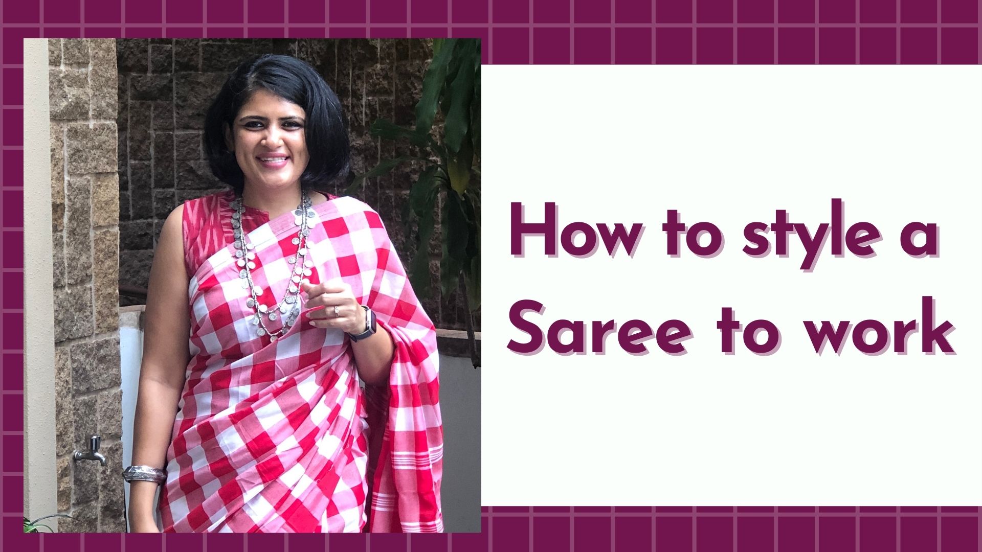 saree to work