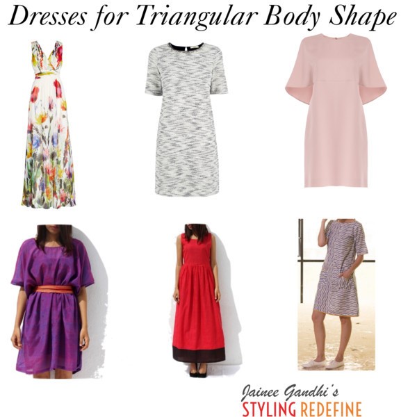 Dresses for Triangular Body Shape
